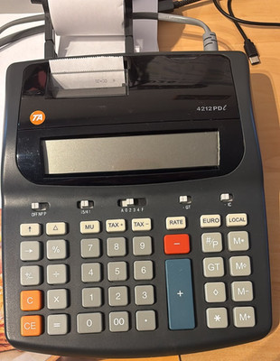 Tischrechner TA TRIUMPH-ADLER Olivetti 4212 PDL getestet