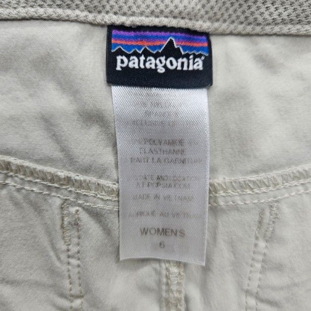 Patagonia Women's Size 6 Beige Skirt Casual Outdoor Zip Pocket thumbnail 3