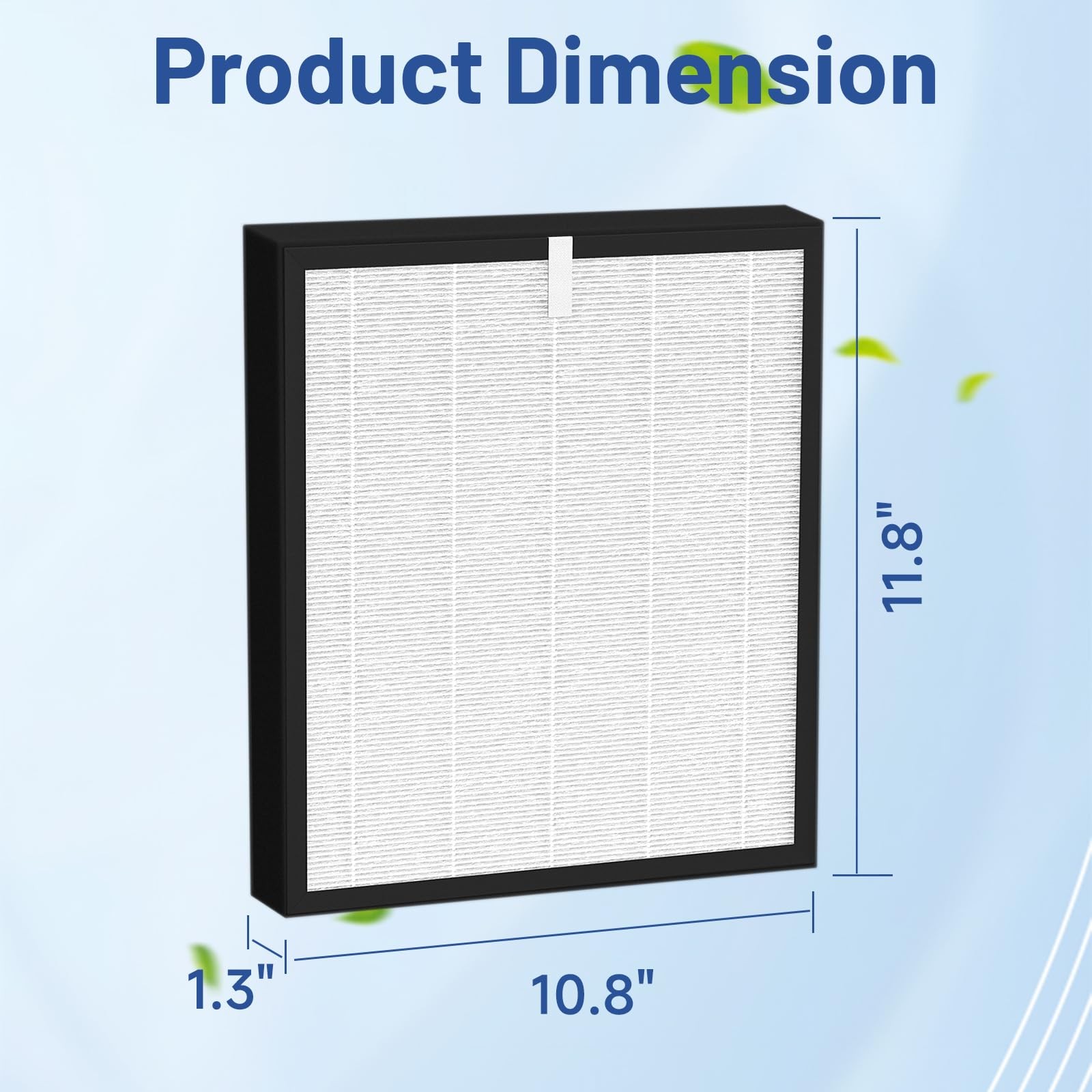 HEPA Air Filter Compatible with ToLife TZ-K2, 3-in-1, 2 Pack