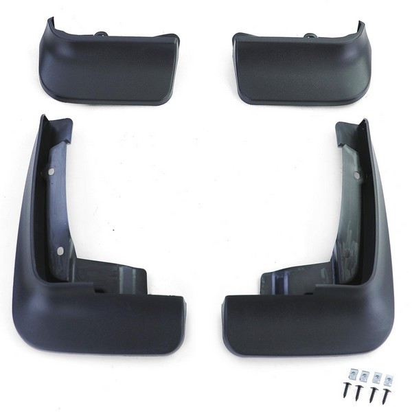 Bavettes garde-boue VW T5 T6 anti-projections en élastomère noir pour bas de caisse