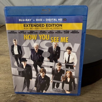 Vintage Now You See Me Extended Edition Blu-ray + DVD Combo Pack Movie (2013)