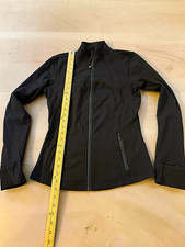 lululemon athletica Women s Define Black Full Zip Slim Nylon Jacket Size 8