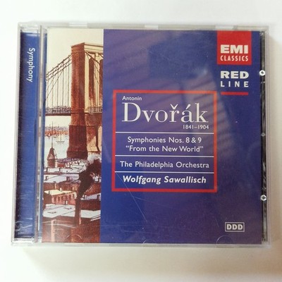 Dvořák The Philadelphia Orchestra Wolfgang Sawallisch Symphonies Nos. 8 9 CD EMI