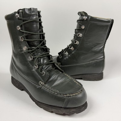 Cabela's 81-2111 Boots Mens Size 10EE Green Leather Insulated Vibram Kangaroo