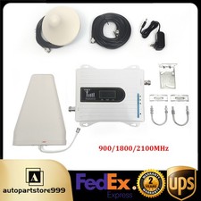 3G 4G AT T Verizon Cell Phone Signal Booster 900/1800/2100MHZ Band 12/13/17/5