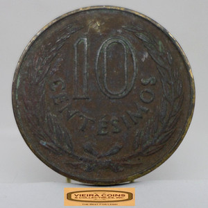1960 Uruguay 10 Centesimos - #C61714NQ