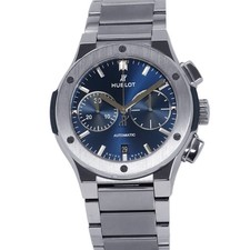 HUBLOT Classic fusion 45mm TI Blue Dial 520.NX.7170.NX