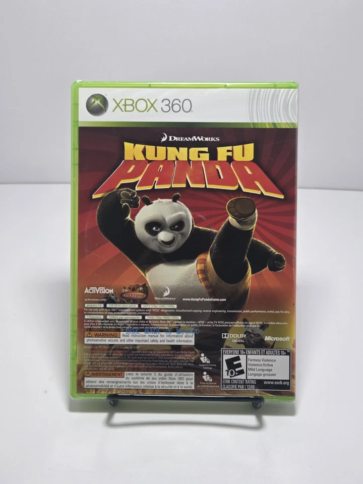 LEGO INDIANA JONES & KUNG FU PANDA DUAL PACK (MICROSOFT XBOX 360, 2008) SEALED - Image 2 of 3