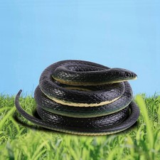 Fake Realistic Snake Lifelike Real Scary Rubber Toy Prank Party Joke For Garden