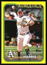 2024 Topps Update #US199 Brett Harris Yellow