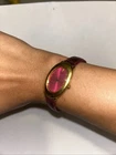 SEIKO Maroon Red And Gold Watch ￼