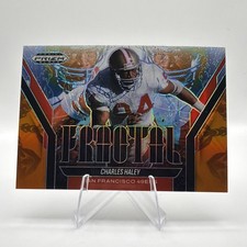 Panini 2025 Prizm Black Fractal Charles Haley #2 Gold Prizm /49 49ers
