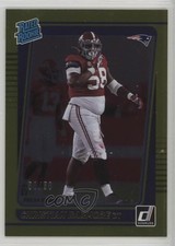 2021 Panini Donruss Rated Rookie Press Proof Gold 50/50 Christian Barmore 4d3