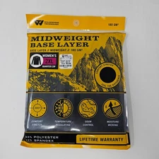 Wilderness Technology Women's Base Layer Midweight  1/4-Zip Top Size 2XL