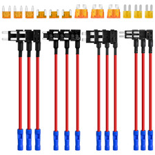Fuse Taps - 4 Types 12 Pack Add-A-Circuit Adapters for Micro2/Mini/Atc/Ats Low P