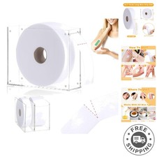 Efficient 400 Pcs Wax Strips with Acrylic Storage for Easy Hair Removal at Home