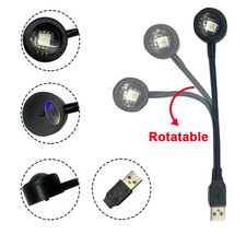 1pc LED Sunset Lamp USB Projector 14 Mode 360  Rotating Mood Light Bedroom