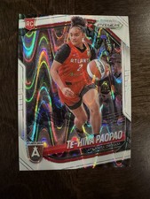2025 Panini Prizm WNBA - Te-Hina Paopao #61 White Seismic Prizm (RC)