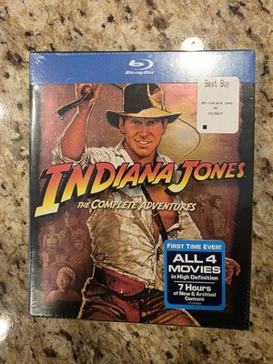 Indiana Jones: The Complete Adventures (5 Disc Blu-Ray Set, 4 Movie Collection)