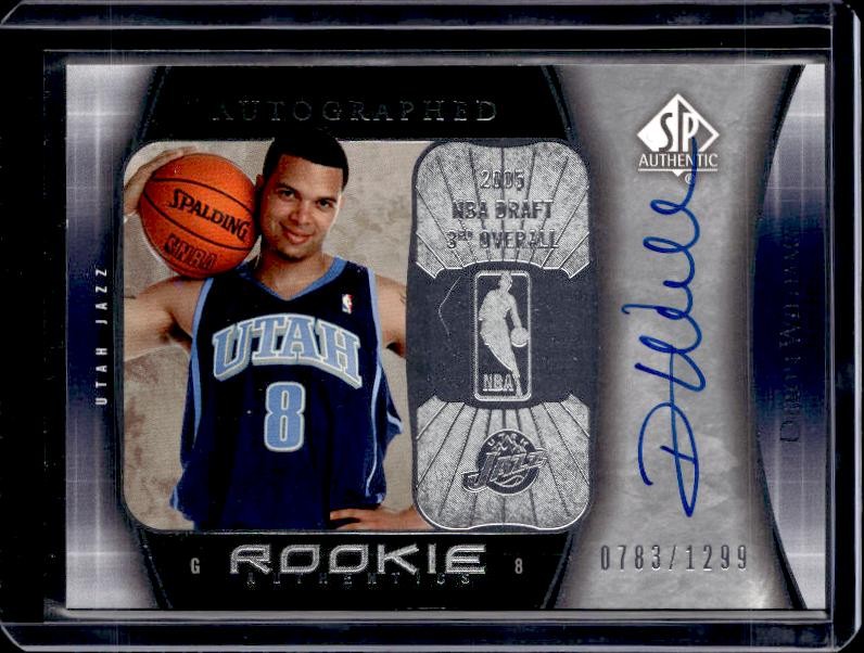 2005-06 SP Authentic #93 Deron Williams #/1299