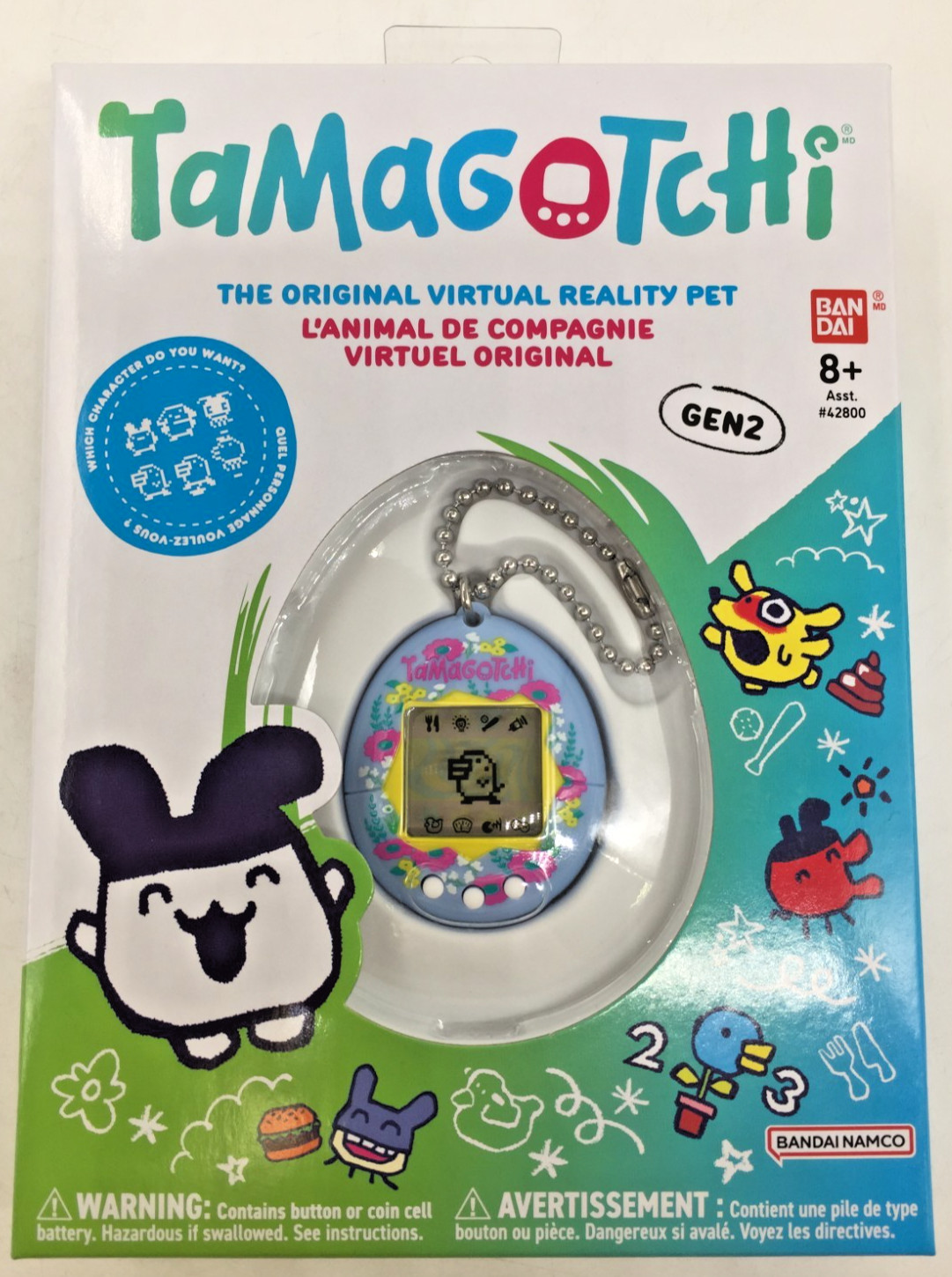 Bandai Tamagotchi Barn Animal Shell Gen 2 Virtual Original Cyber Pet 5790₽