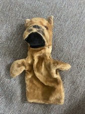 Vintage Bull Dog Boxer Mohair Hand Puppet No Tag