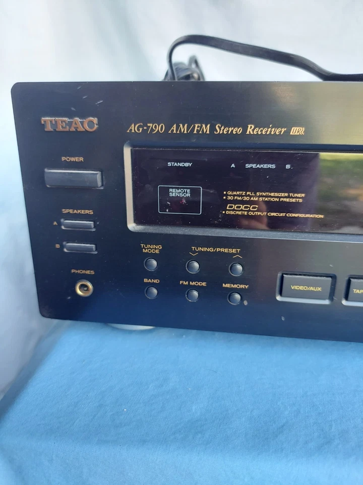 Receptor estéreo AM/FM Teac AG-790 probado * sin control remoto * con entrada de fono Foto 2 de 4