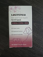 Dog Fish Oil Capsules 80 Count Exp. 04/05/2026