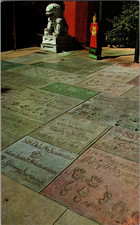 Postcard Footprints of the Stars Grauman's Chinese Theatre Hollywood California