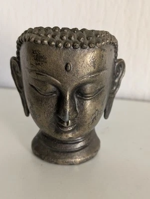Superbe Tête de Bouddha Décoration Zen Asiatique - Hauteur 9 cm - Photo 1/2