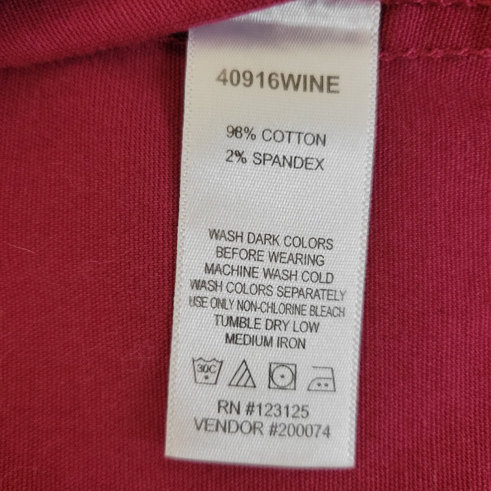 Chadwicks Of Boston Jacket Women Red Stretch Button Front Pockets Size