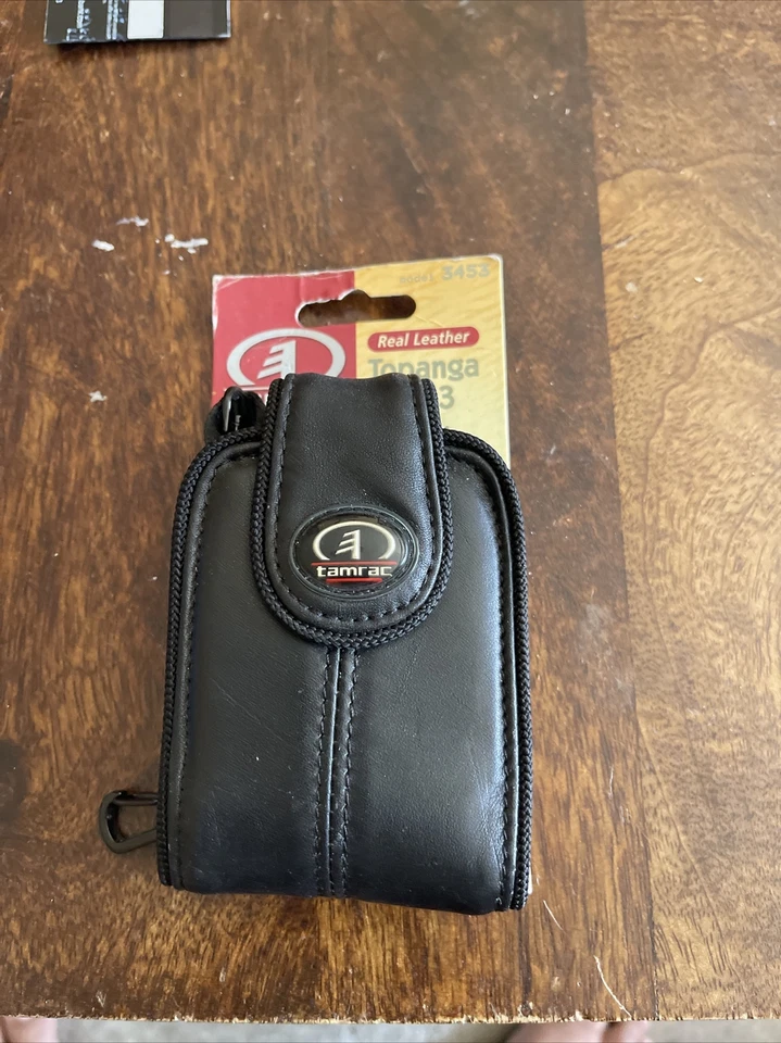 Tamrac Topanga 3 Compact Black Leather Camera Case  (3453) UK Stock - Image 2 of 3