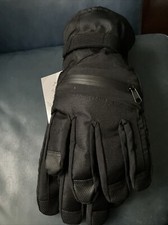 Men's Tek Gear Ski Gloves Thinsulate Tech Compatible Size Small/Med BLACK NEW