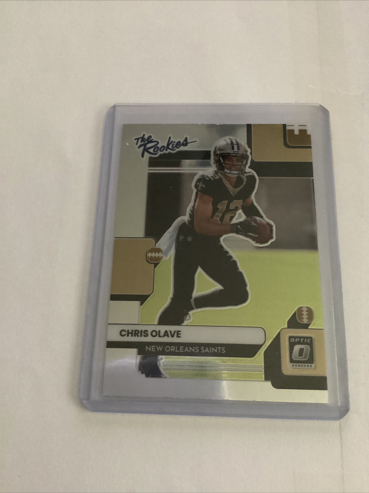 Chris Olave Rookie RC 2022 Panini Donruss Optic The Rookies Base #TR-7 Saints