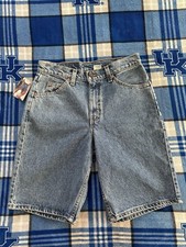 Vtg Mens 30 Levis Orange Tab Jean Shorts 550 Relaxed Fit Black 90s 1994 NWTS