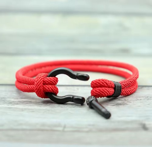 Mens/Womans Fashion Rope Bracelet Double Layer Outdoor Camping Bracelet - Picture 4 of 16