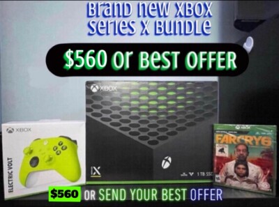 BRAND NEW - Xbox series X Bundle (Read Description) (Manufacturer Sealed)($560)