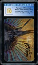 2022 MTG Art Series #35 Paragon Di Modernità Firma Dorata - CGC 10 PRISTINE