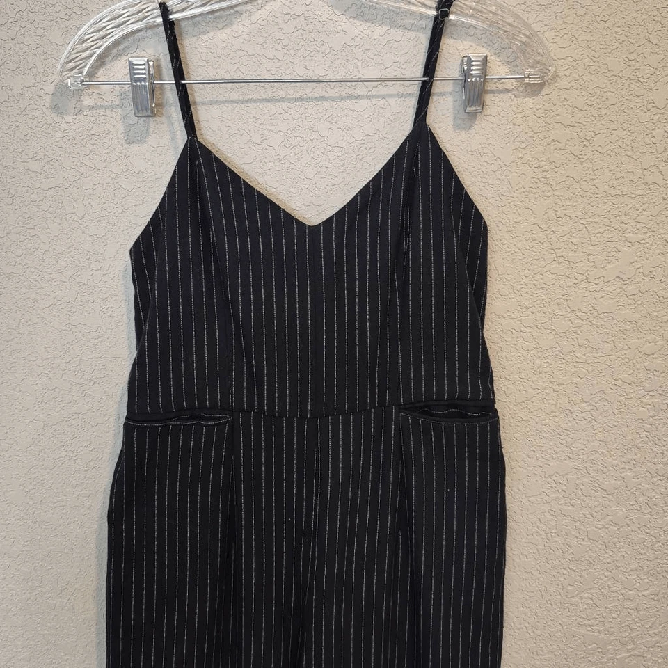 Mono Anthropologie The Essential blanco y negro a rayas talla 0 Foto 4 de 4