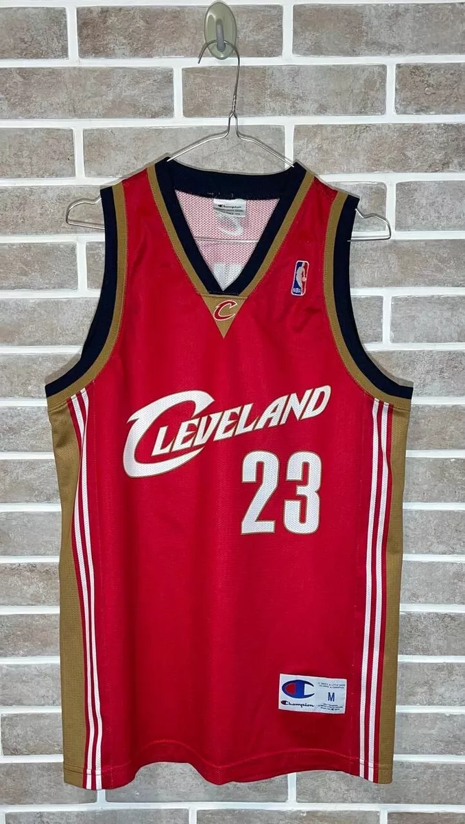 Champion Clevland Cavaliers Authentic Lebron James #23 Size 52 2XL Jersey