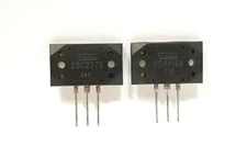 1 Pair | 2SC2773 + 2SA1169 Sanken NPN + PNP Transistors | FREE US Shipping