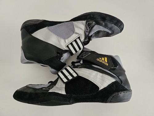 Adidas Extero 2 wrestling boots black grey men's Size UK 14 - Picture 8 of 21