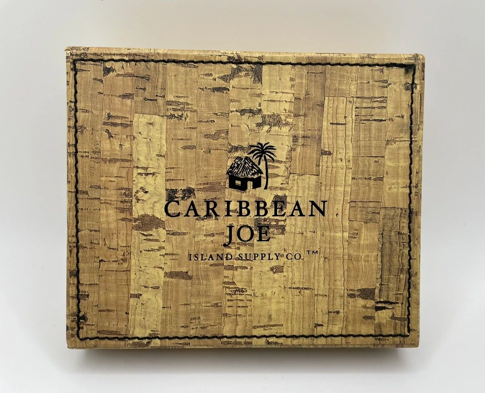 Paquete de 3 pañuelos Caribbean Joe azul naranja verde palmeras balanceándose de colección? NOS Foto 4 de 4