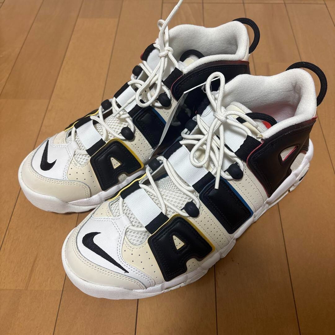 Nike Sneakers Shoes Air More Uptempo'96 White Black Size