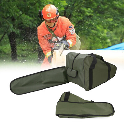 20'' Kettensägen Tragetasche Holdall Box Chain Saw Portable Grün F2