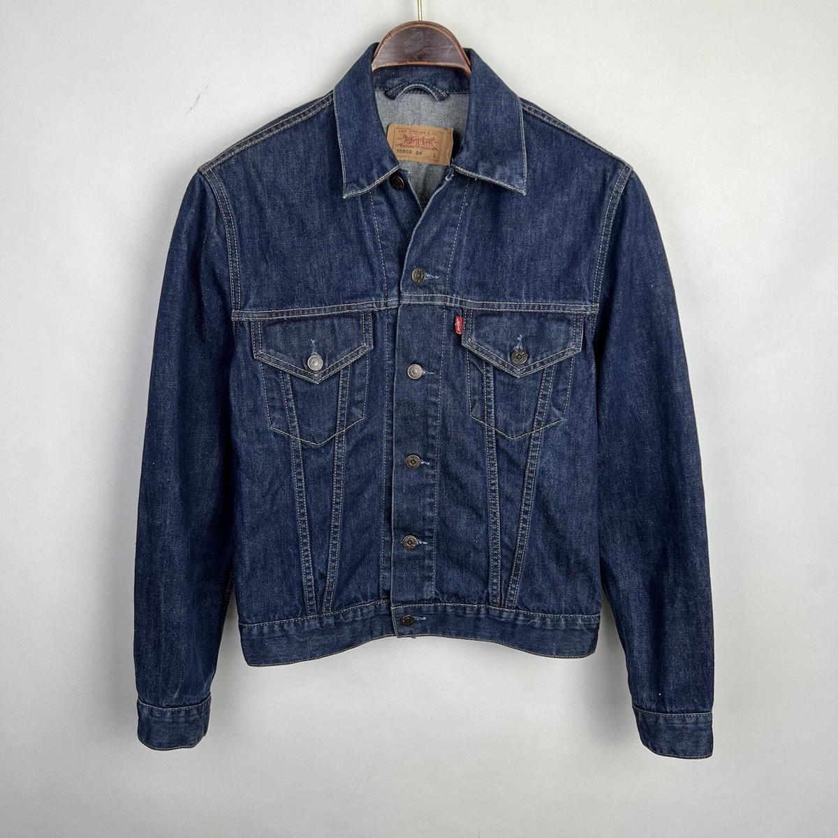 Vintage levis top denim jacket womens