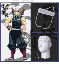 Demon Slayer Uzui Tengen Headgear Hashira Anime Cosplay Props Cos Decoration