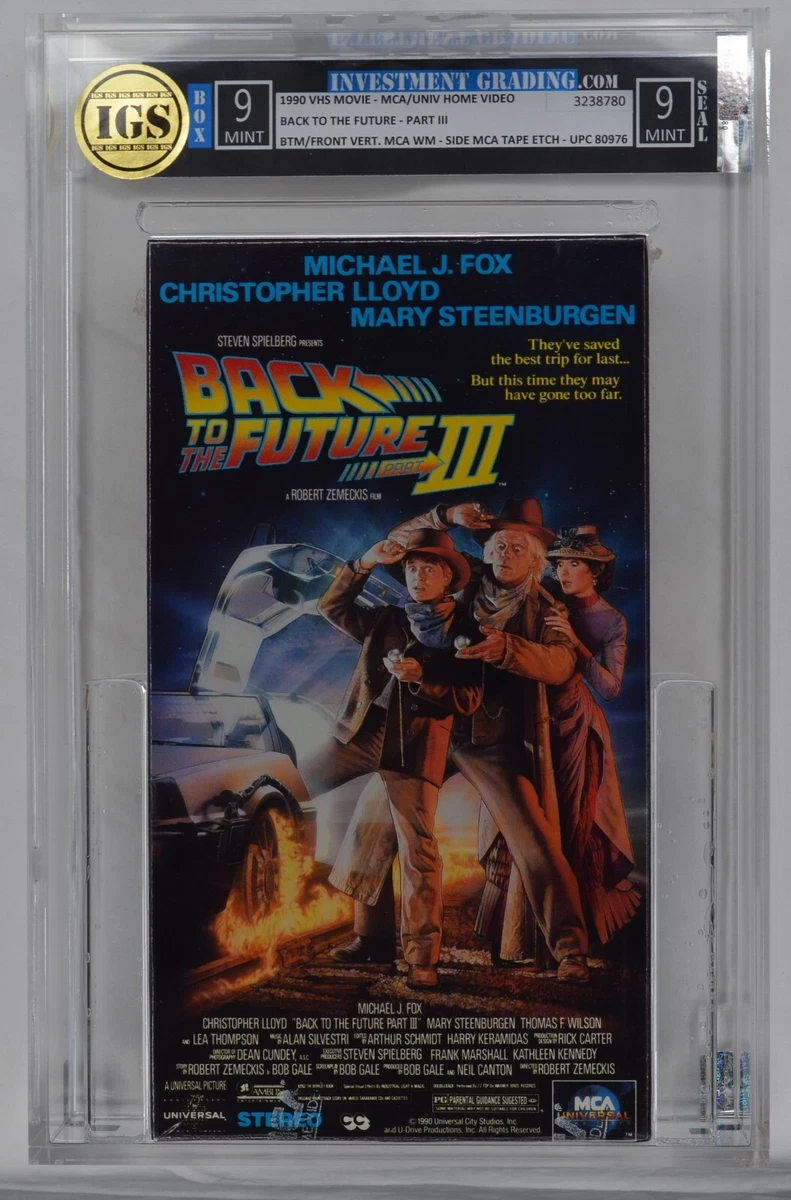 Sealed VHS Copy Of Back To The Future Sells For 75,000 USD, 41 OFF