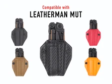 Clip & Carry Kydex Multitool Sheath fits Leatherman MUT - USA Made