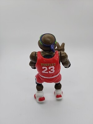 Vintage TMNT Slam Dunkin Don 1991 Michael Jordan Ninja Turtle Toy
